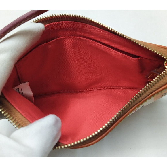 Dooney and Bourke Retro Disneyland 50th Anniversary Multicolor Wristlet - Wallet - Picture 10 of 14